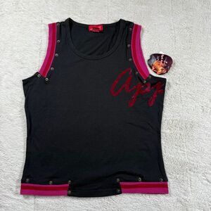 NWT Apple Bottoms Vintage Y2K Women’s Studded Tank Top Shirt Blouse